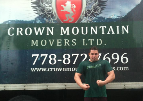 We are strong distance movers! Fraser McLarnin Flexing His Muscles!