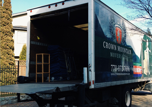 Crown Mountain Movers truck Moving truck